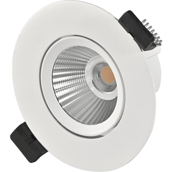 Namron Alfa Eco Downlight Warmdim 8W matt hvit 8-pack