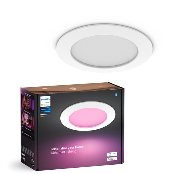 Philips Hue WCA Slim Downlight L 170mm HVit Hvit