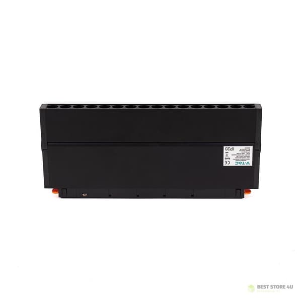 Skinnesystemarmatur SMART 48V V-TAC 18W LED CCT 30 stk. SMART WiFi TRACKLIGHT Sort VT-3618 2700K-6400K 1500lm 3 års garanti
