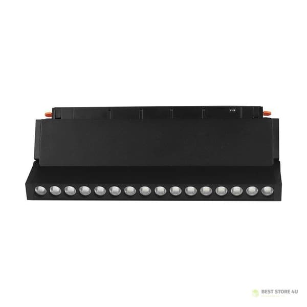 Skinnesystemarmatur SMART 48V V-TAC 18W LED CCT 30 stk. SMART WiFi TRACKLIGHT Sort VT-3618 2700K-6400K 1500lm 3 års garanti