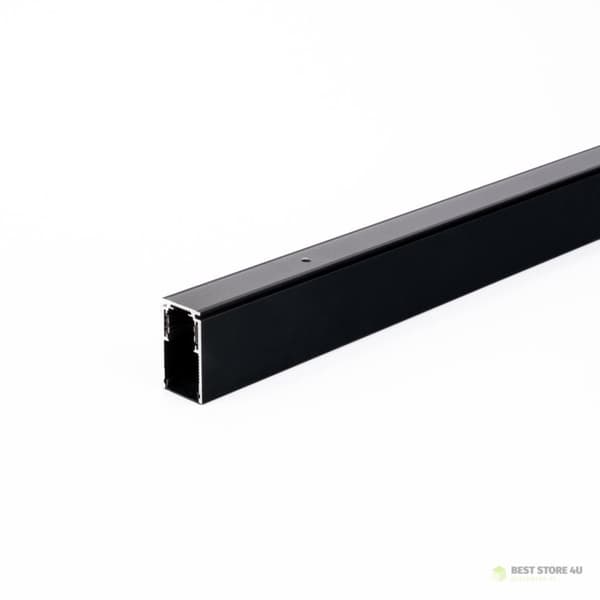 Ytmonterad skena Railsystem SMART 48V V-TAC 100cm Aluminium Svart (kåpa och gavlar ingår)