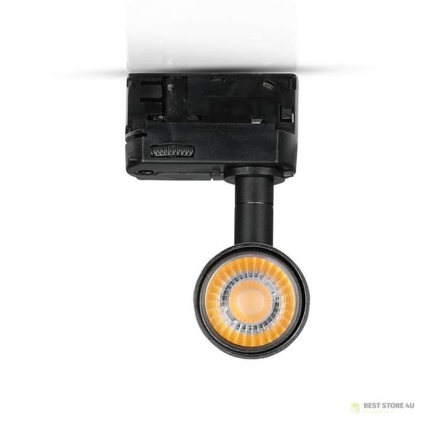 20W LED V-TAC armaturskinnesystem 3F SAMSUNG CHIP CRI90+ Sort VT-420-B 5000K 1600lm 5 års garanti