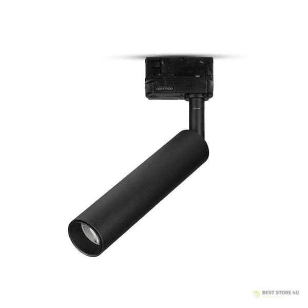 20W LED V-TAC armaturskinnesystem 3F SAMSUNG CHIP CRI90+ Sort VT-420-B 5000K 1600lm 5 års garanti