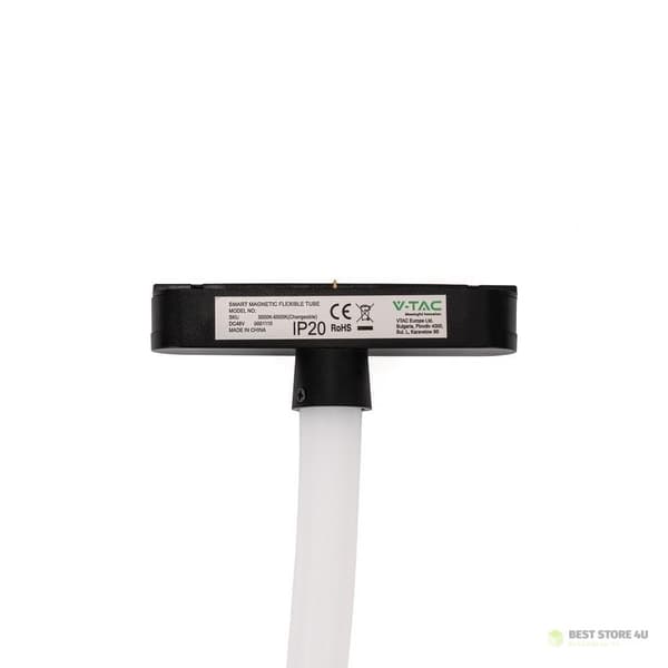 Magneettinen kiskovalaisin 48V V-TAC 11W LED CCT 30st SMART 100cm WiFi-kiskovalaisin musta VT-42112 2700K-6400K 1270lm 3 vuotta