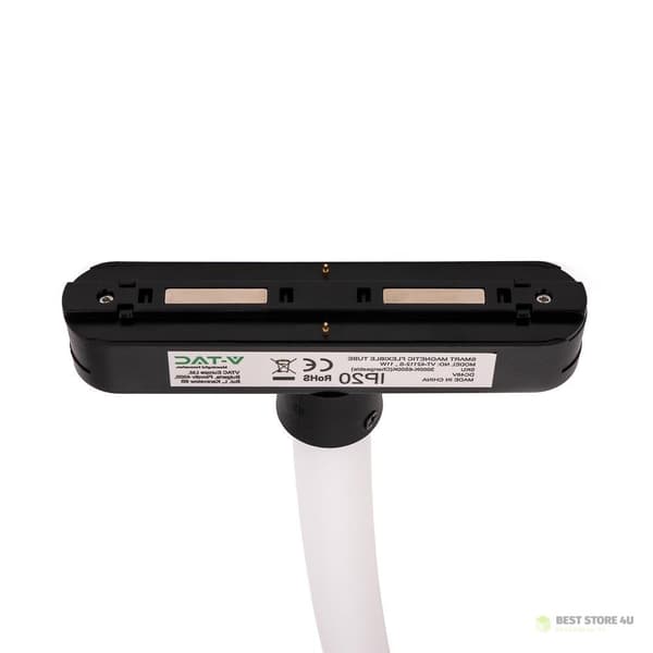 Magneettinen kiskovalaisin 48V V-TAC 11W LED CCT 30st SMART 100cm WiFi-kiskovalaisin musta VT-42112 2700K-6400K 1270lm 3 vuotta