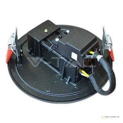 Projektorbase 3F LED-skinnesystem 130 mm 3 faser sort V-TAC VT-7110