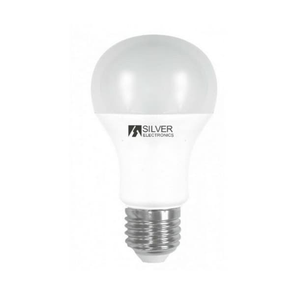 Sfärisk LED-lampa Silver Electronics 980527 E27 15W Varmt ljus - 5000K