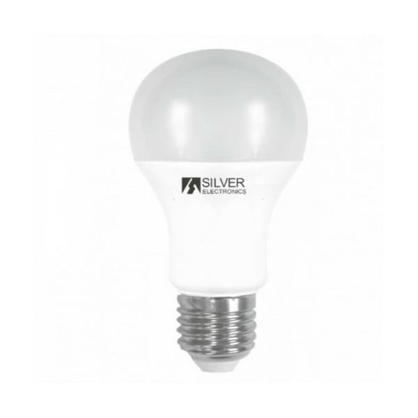 Sfärisk LED-lampa Silver Electronics 980527 E27 15W Varmt ljus - 5000K