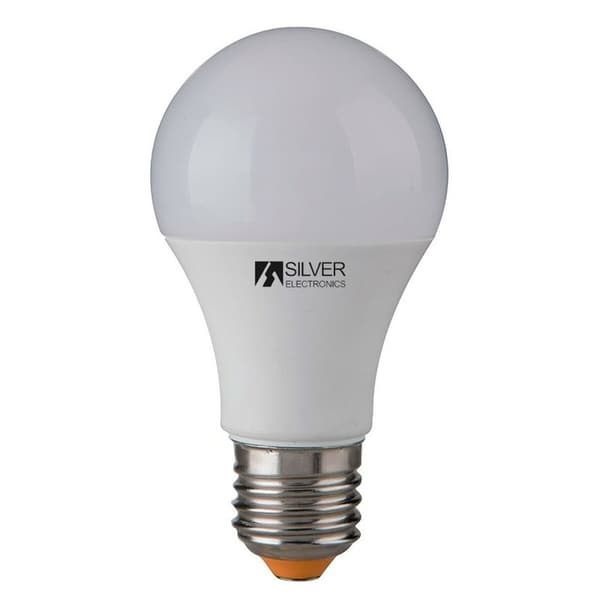 Sfærisk LED Lyspære Silver Electronics 980927 E27 10W Varm lys 10 W - 5000K
