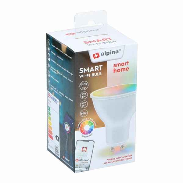 Smart Lyspære Alpina RGB Wi-Fi 5 W 4,9 W GU10 2700-6500 K 470 lm
