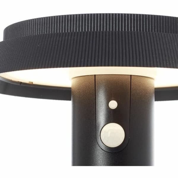 Solcellelampe Brilliant Sort Metal Plastik 4 W