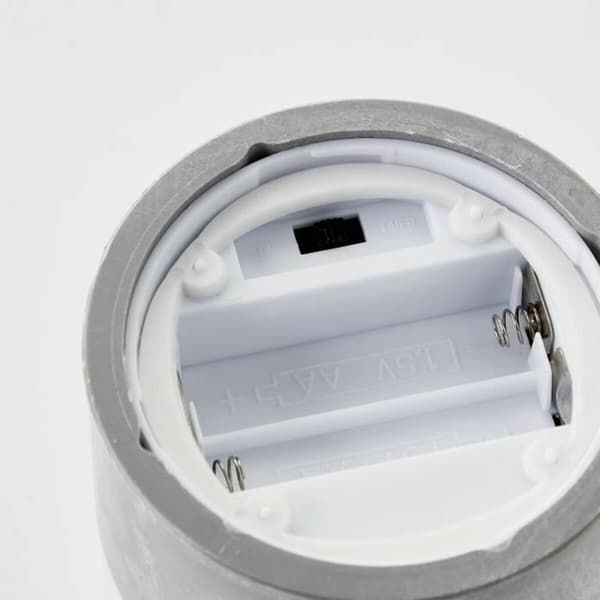 LED Kynttilä Brilliant Harmaa Metalli 3 osaa