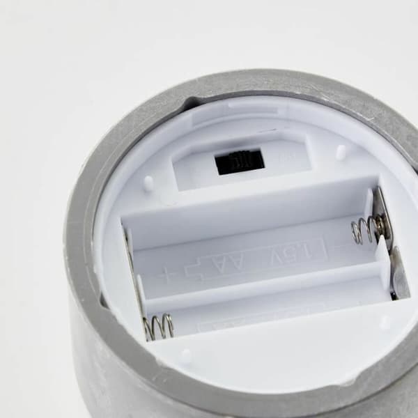 LED Kynttilä Brilliant Harmaa Metalli 3 osaa