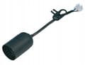 Miniatyrbillede 1 af 2: E27 bygge- og renoveringslampe med 15 cm ledning, sort