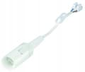 Miniatyrbillede 3 af 3: E14 bygge- og renoveringslampefatning med 20 cm ledning, hvid
