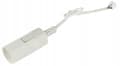 Miniatyrbillede 1 af 3: E14 bygge- og renoveringslampefatning med 20 cm ledning, hvid