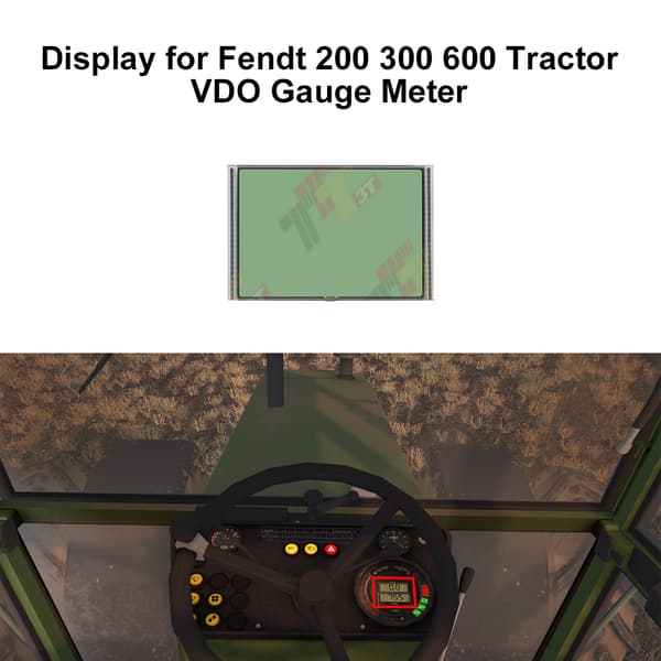 Fendt-traktorinäyttö, LCD-mittari, yhteensopiva useiden mallien kanssa