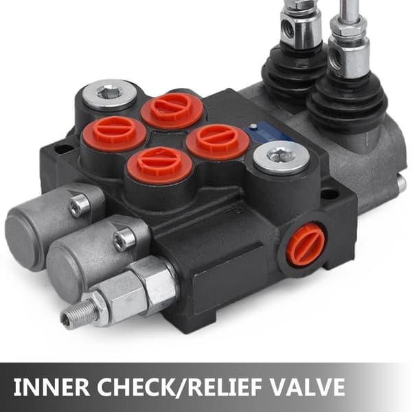 3600psi 11gpm 2 spolar riktad hydraulisk styrventil med fjäderretur, dubbelverkande, flera kontrollmetoder