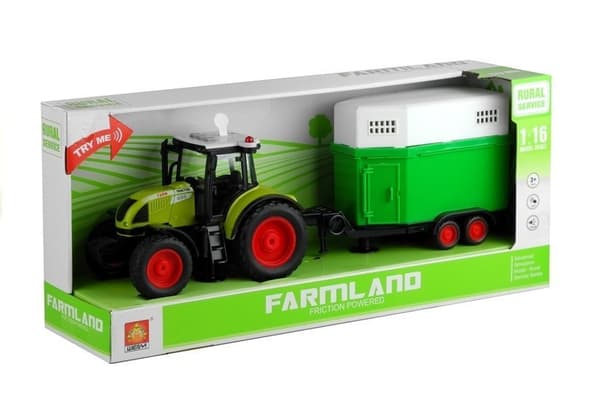 Tractor with a Horse Trailer Friction Drive Sound 37,5