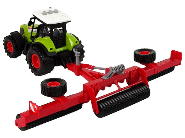 Children's Tractor Cultivator Lights Sounds Green