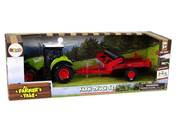 Children's Tractor Cultivator Lights Sounds Green