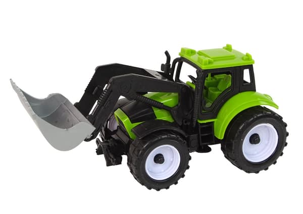 Farm Vehicle Set Tractor Harvester Tanker Semi-trailer