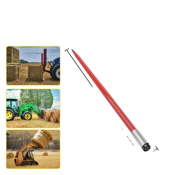 Hay Spear, Høj Belastningskapacitet 4500 lb, Holdbar Stål Konstruktion,45x1250 4500lb 45x1250 4500lb