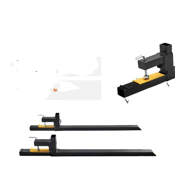 Klemme til Palletgafler, Heavy Duty Stål, 2000 lbs Belastningskapacitet,Ikke justerbar
