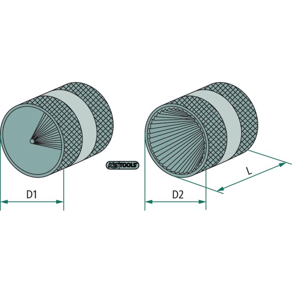 Rørskærer, 10-54 mm 7881053000 KS Værktøj