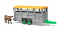Miniatyrbillede 4 af 9: Kvægtrailer, ko BRUDER 02227 Profi serie 1:16