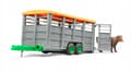Miniatyrbillede 6 af 9: Kvægtrailer, ko BRUDER 02227 Profi serie 1:16