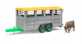 Miniatyrbillede 1 af 9: Kvægtrailer, ko BRUDER 02227 Profi serie 1:16