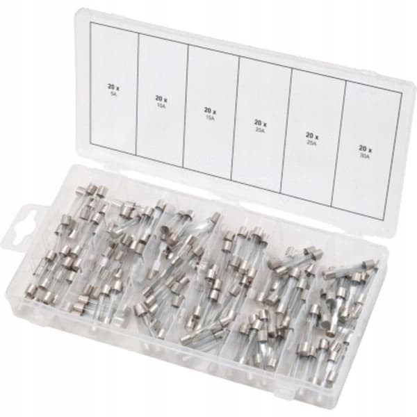 Assorteret glassikring, 120 stk. KS To