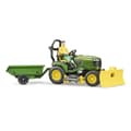 Miniatyrbillede 5 af 5: Rider-on plæneklipper med gartnerfigur BRUDER 62104 Profi 1:16