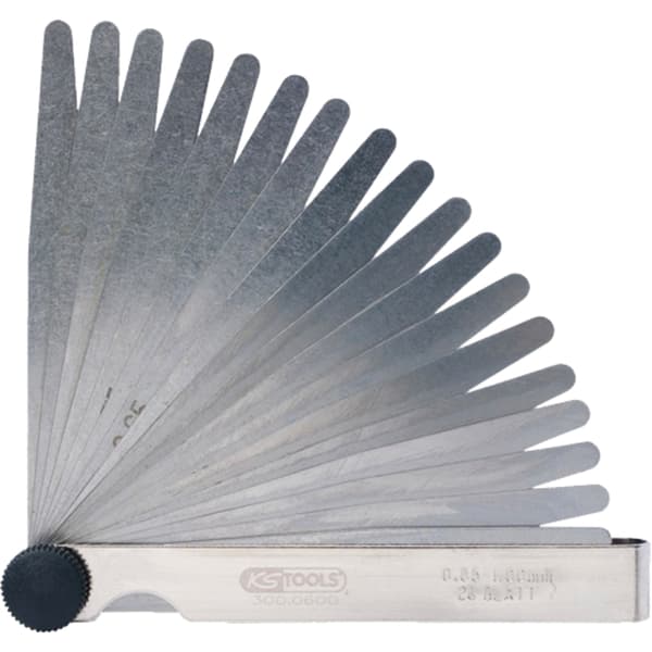 Følermåler, 20 ark, 0,05-1 mm KS Tools