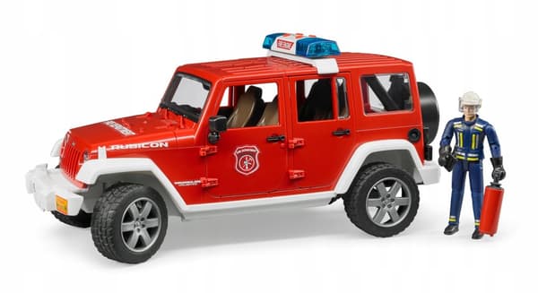 Brandbil Jeep Wrangler BRUDER 02528 Profi serie 1:16
