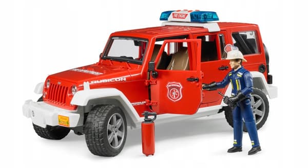 Brandbil Jeep Wrangler BRUDER 02528 Profi serie 1:16