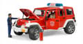 Miniatyrbillede 5 af 8: Brandbil Jeep Wrangler BRUDER 02528 Profi serie 1:16