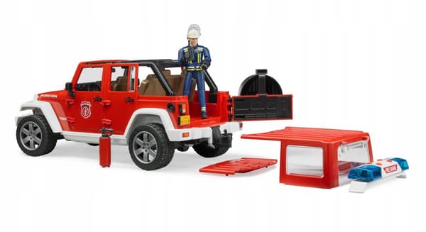 Brandbil Jeep Wrangler BRUDER 02528 Profi serie 1:16