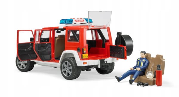Brandbil Jeep Wrangler BRUDER 02528 Profi serie 1:16