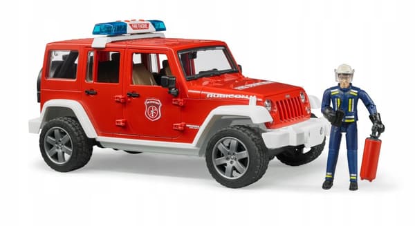 Brandbil Jeep Wrangler BRUDER 02528 Profi serie 1:16