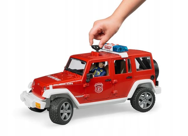 Brandbil Jeep Wrangler BRUDER 02528 Profi serie 1:16