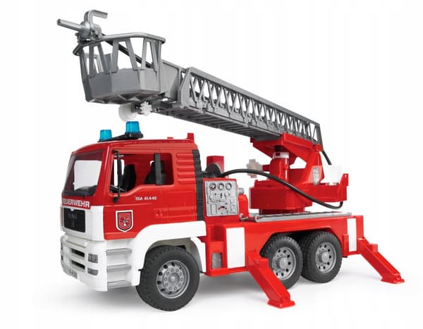 MAN Brandbil med stige BRUDER 02771 Profi-serie 1:16