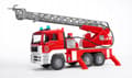 Miniatyrbillede 5 af 8: MAN Brandbil med stige BRUDER 02771 Profi-serie 1:16