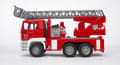 Miniatyrbillede 6 af 8: MAN Brandbil med stige BRUDER 02771 Profi-serie 1:16