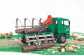 Miniatyrbillede 2 af 2: MAN Trætransporter BRUDER 02769 Profi serie 1:16