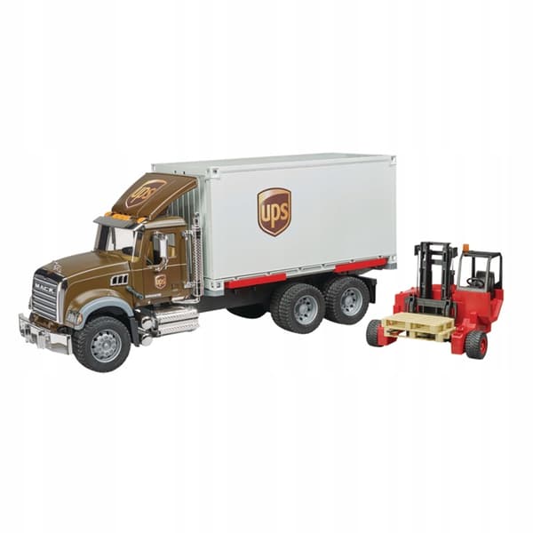 MACK Granite UPS leveringslastbil BRUDER 02828 Profi-serie 1:16