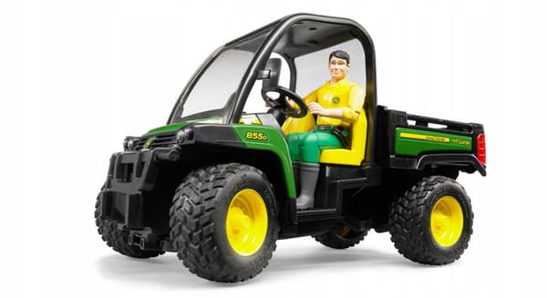 John Deere Gator XUV 855D med figur BRUDER 02490 Profi-serie 1:16