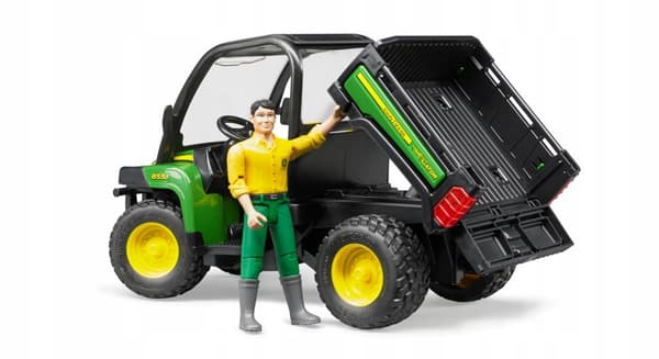 John Deere Gator XUV 855D med figur BRUDER 02490 Profi-serie 1:16