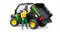 Miniatyrbillede 5 af 8: John Deere Gator XUV 855D med figur BRUDER 02490 Profi-serie 1:16